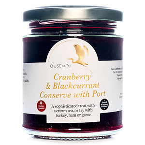 Cranberry & Blackcurrant Conserve with Port- 227g