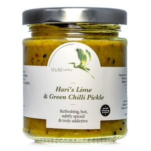 Hari's Lime & Green Chilli Pickle - 190g